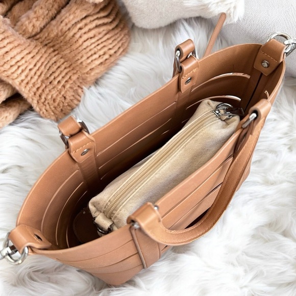 Madison West brown purse with insert - Picture 3 of 4